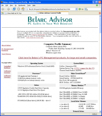 Скриншот 2 из 2 программы Belarc Advisor