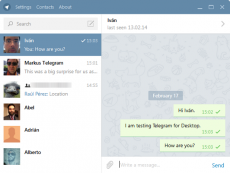 Скриншот 1 из 1 программы Telegram Desktop