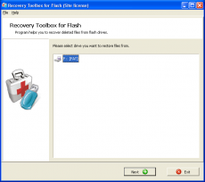 Скриншот 1 из 1 программы Recovery Toolbox for Flash