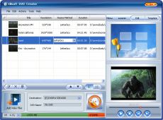 Скриншот 1 из 2 программы Xilisoft DVD Creator