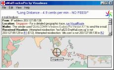 Скриншот 1 из 1 программы eMailTrackerPro