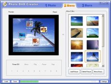 Скриншот 1 из 1 программы Photo DVD Creator