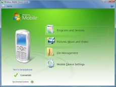 Скриншот 1 из 1 программы Microsoft Windows Mobile Device Center Driver for Windows Vista