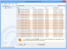 Скриншот 1 из 2 программы Auslogics Duplicate File Finder
