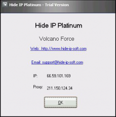 Скриншот 2 из 2 программы Hide IP NG