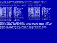Скриншот 1 из 1 программы BlueScreen Screen Saver