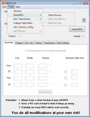 Скриншот 2 из 2 программы NVIDIA BIOS Editor (NiBiTor)