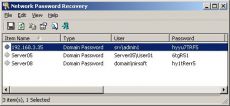 Скриншот 1 из 1 программы Network Password Recovery