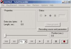 Скриншот 1 из 1 программы Total Recorder