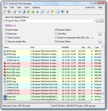 Скриншот 1 из 1 программы EF Duplicate Files Manager