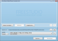 Скриншот 1 из 1 программы Free Video to Nokia Phones Converter