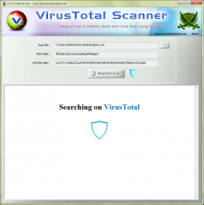 Скриншот 1 из 3 программы VirusTotal Scanner