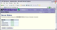 Скриншот 1 из 1 программы KF Web Server