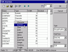 Скриншот 4 из 4 программы CDBF - DBF Viewer and Editor