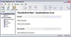 Скриншот 1 из 3 программы Mozilla Thunderbird