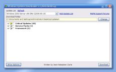 Скриншот 1 из 1 программы Windows Updates Downloader