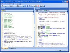 Скриншот 1 из 1 программы C++ Code Export