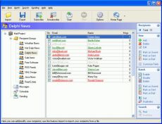 Скриншот 1 из 1 программы Advanced Emailer