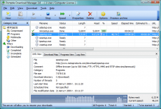 Скриншот 1 из 6 программы MetaProducts Portable Download Manager