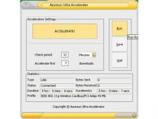 Скриншот 1 из 1 программы Azureus Ultra Accelerator