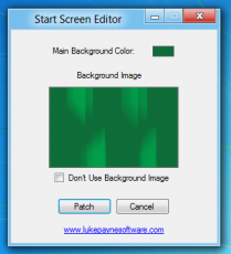 Скриншот 2 из 2 программы Windows 8 Start Screen Editor